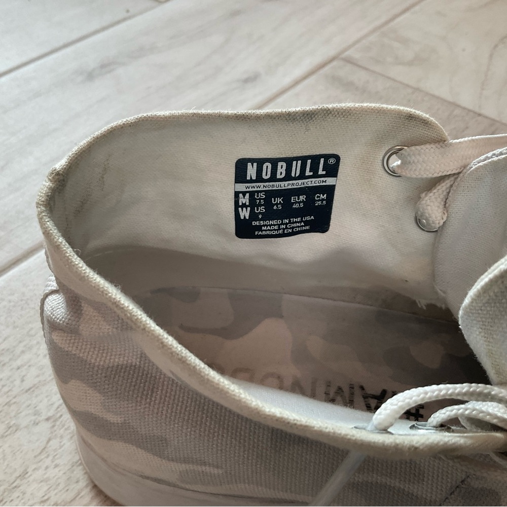 NOBULL Cream High-Top Sneakers